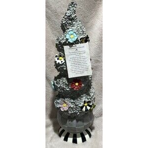 MacKenzie-Childs Maia Topiary Courtly Check Flowers *READ*